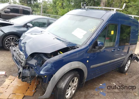 2011 Ford Transit Connect Xlt z USA, uszkodzony, nr VIN NM0KS9BNXBT052038